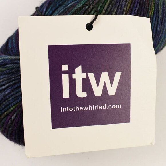 Into the Whirled Pakokku Sock Yarn 4-Ply SW Merino Nylon 460 Yds Radioactive - Picture 3 of 4